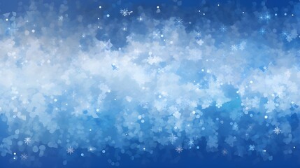 Abstract Background Resembling Falling Snowflakes
