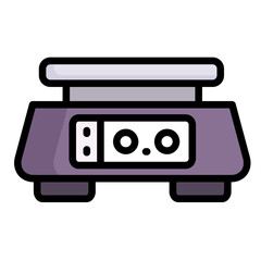 Digital Kitchen Scale Icon