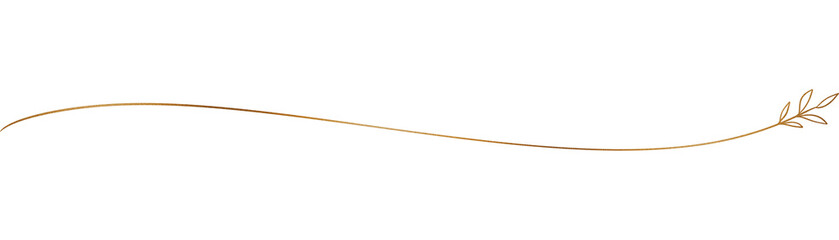 Gold glitter leaf and flower 