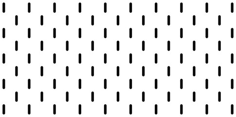 Rain pattern with rounded lines. Black and white seamless geometric background.