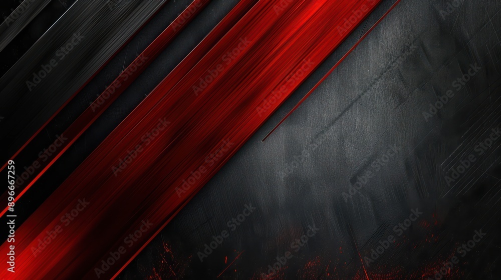 Poster abstract red and black are light pattern with the gradient is the with floor wall metal texture soft