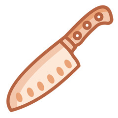 Santoku Knife Icon