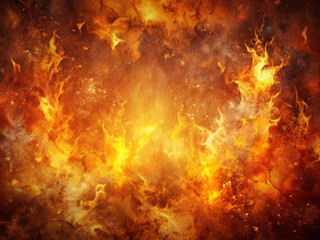 Fototapeta premium fire in the night, Black dark red brown copper orange yellow white abstract texture background. Bright light fire glow fiery burnt burn. Grain noise grunge particle dust rough old distressed. Design.