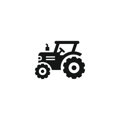 Tractor icon vector. EPS 10 editable vector