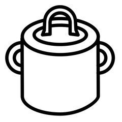 Obraz premium Stock Pot Icon