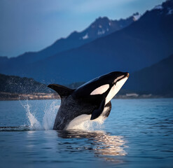 Obraz premium orca in the water