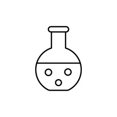 flask icon design with white background stock illustration