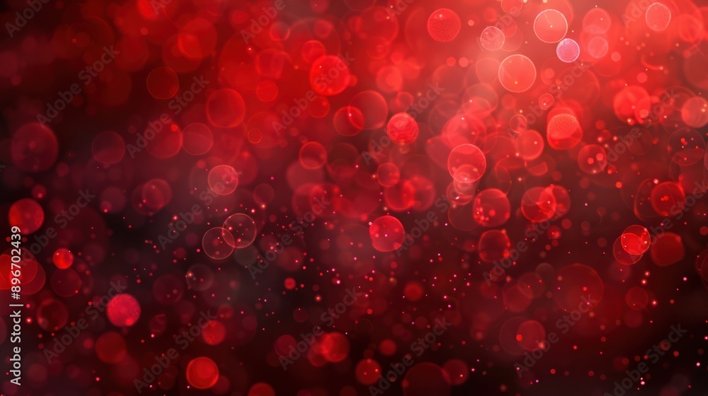 Poster red light bokeh background material