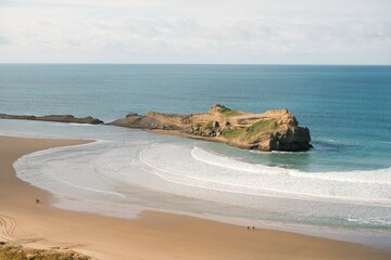 Heavy waves hitting the Beach at Castlepoint © Louis