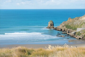 Heavy waves hitting the Beach at Castlepoint © Louis
