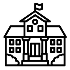 School Building Icon