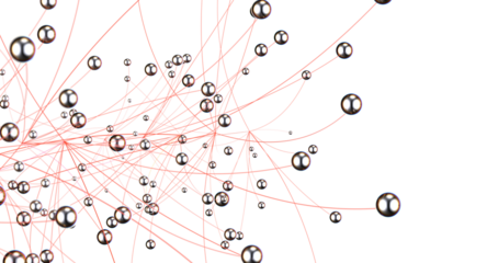 technology with polygonal shapes on dark blue background.