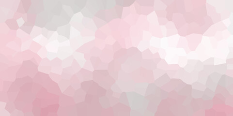 soft pink Broken Stained-Glass Background with white lines Seamless pattern with 3d shapes vector Vintage abstract mosaic pattern. colorful polygonal design pattern, which consist of triangles. glass