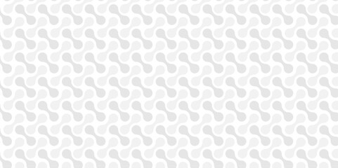 Naklejka premium Vector white and gray light abstract ornament wave paper gradient meatball wallpaper. modern creative geometric backdrop design pattern background for website banner template design.