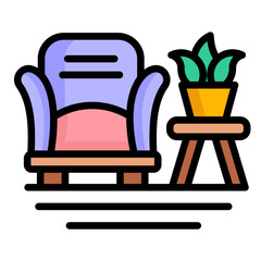 Lounge Area Icon