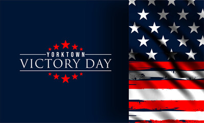 Yorktown Victory Day wallpaper Commemorating the Historic Battle of Yorktown and its Significance in American Revolutionary History. web poster