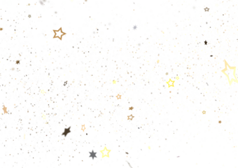 stars gold rainfall in 3d