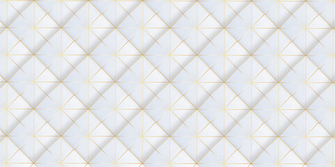 Mondrian style of diagonal square pattern vector. Design geometric tile gold on black background. Modern style of hipster isolated. Monochrome concept. diamond pattern background.