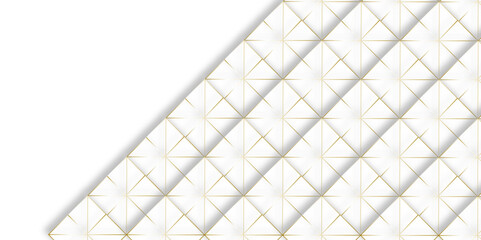 Mondrian style of diagonal square pattern vector. Design geometric tile gold on black background. Modern style of hipster isolated. Monochrome concept. diamond pattern background.