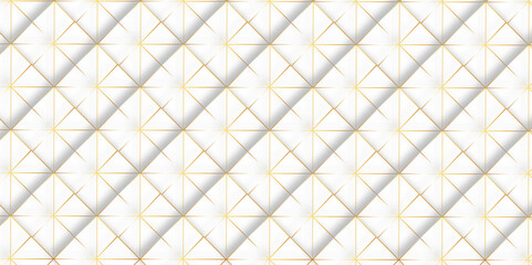 Mondrian style of diagonal square pattern vector. Design geometric tile gold on black background. Modern style of hipster isolated. Monochrome concept. diamond pattern background.