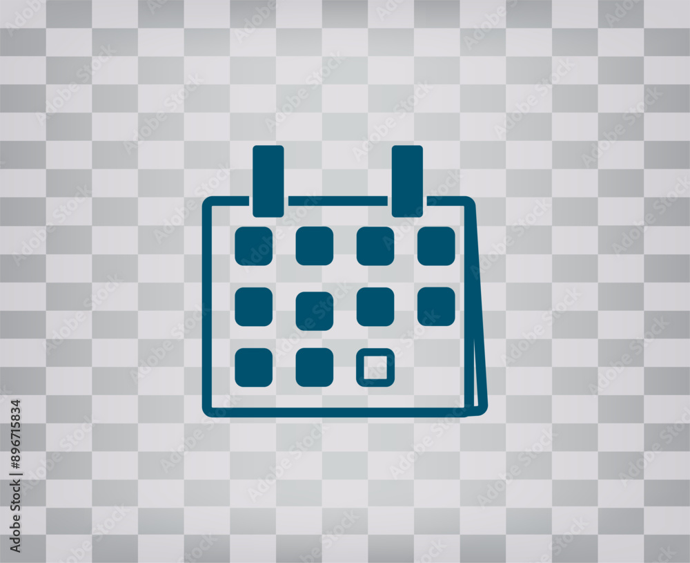 Poster vector icon on gray background with gradient