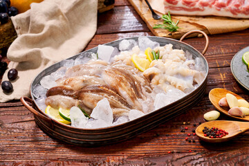 Korean Healthy Food. Korea Cuisine. Fresh Ingredients.