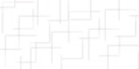 Abstract white and grey geometric overlapping square pattern background with shadow. paper texture design Abstract white background can use for design, background concept, vector illustration.c