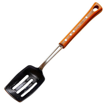 recommend clip art: Black Spatula with Wooden Handle