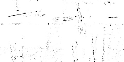 Grunge black and white urban vector texture template. Aged wall texture. Grainy messy overlay of empty, aging, scratched wall. Grunge rough dirty background. Vector Illustration. 