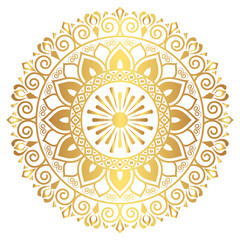 Ethnic mandala decoration pattern set with luxury golden royal arabesque islamic for wedding...