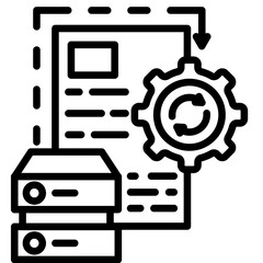 Data Processing Icon