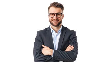 Portrait of a business forecaster predicting future market conditions