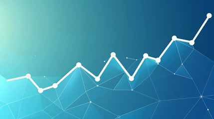 Building on Success: A Line Graph Depicts Continuous Financial Growth and Business Achievement