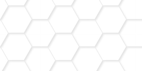 	
Abstract hexagonal futuristic geometric backdrop White background and embossed hexagon , honeycomb white hexagon concept design abstract technology background vector background, or wallpaper.
