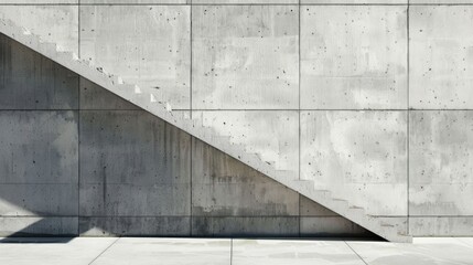 Gray and white textured concrete wall