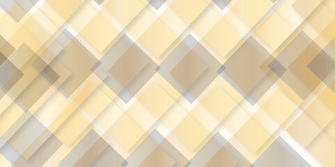 Modern white background corporate with gold lines .Modern white gold abstract geometric background with diamond shape and lines .square shapes template for business, card, flyer