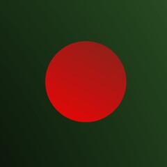 Bangladesh flag gradient colors 