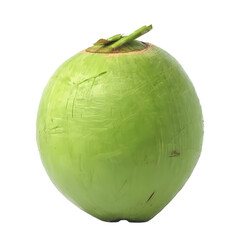 A fresh and delicious looking coconut