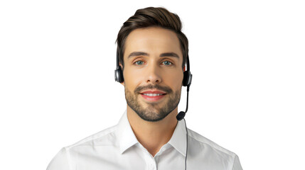 Portrait of a customer service representative resolving issues