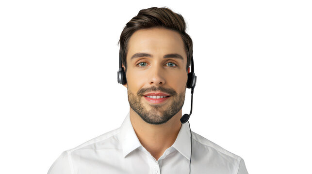 Portrait of a customer service representative resolving issues