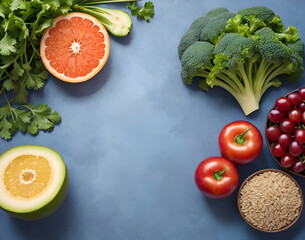 Colorful platter showcasing a variety of fresh fruits and vegetables, ideal for promoting health and nutrition during National Nutrition Week
