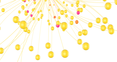 technology with polygonal shapes on dark blue background.