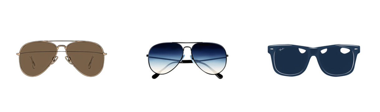 Three Pairs of Sunglasses