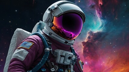 astronaut in space