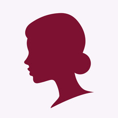 Woman silhouette vector illustration