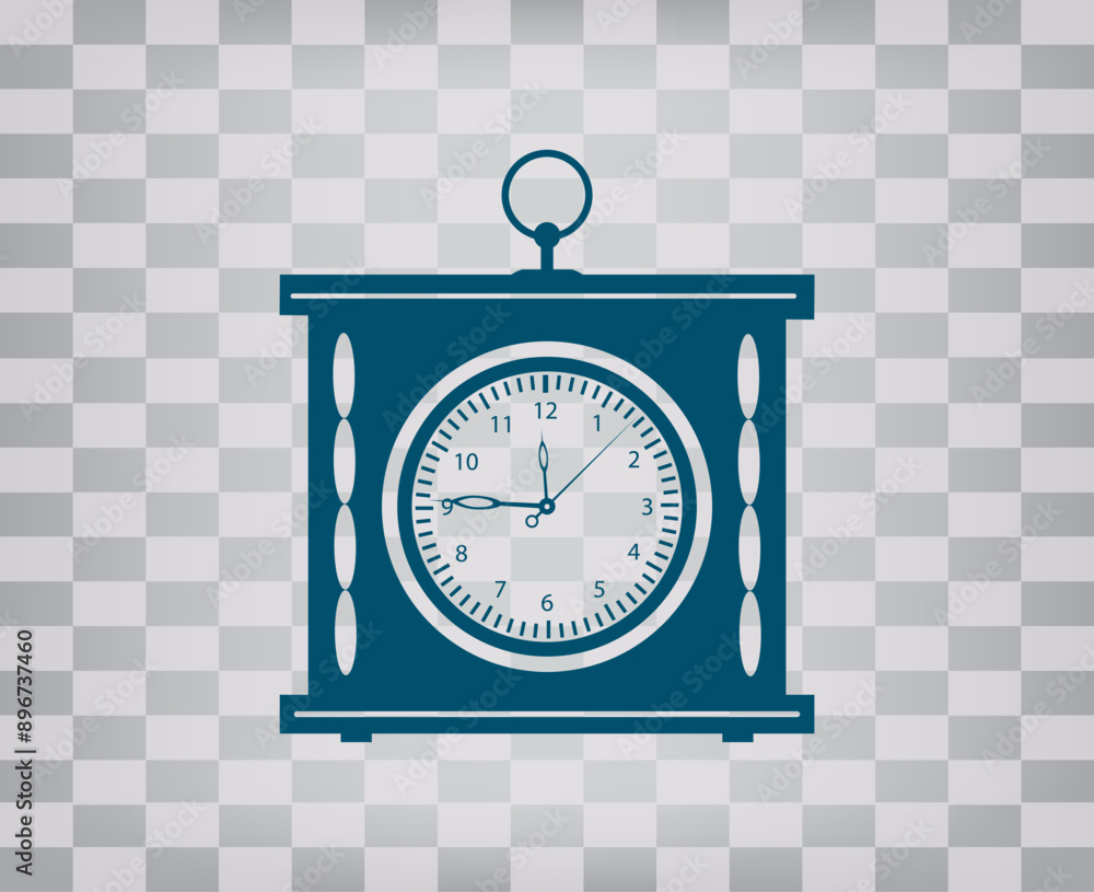 Aufkleber vector icon on gray background with gradient