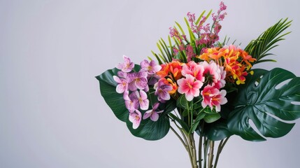 Colorful Tropical Flower Bouquet