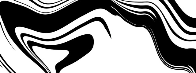 Abstract black and white marble grunge texture background.