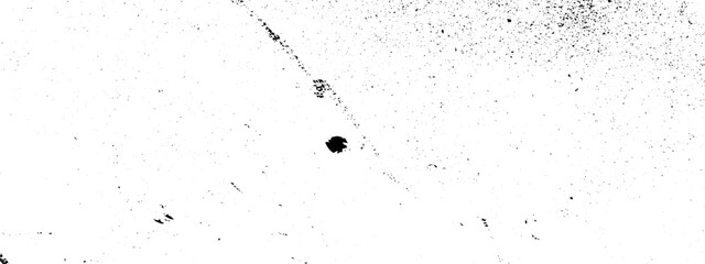 Black grunge or grainy texture isolated on transparent background. Dust overlay concrete wall distressed texture background. Vector illustration.