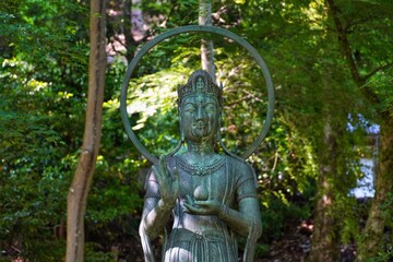 Kannon statue in Kozan-ji